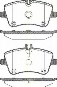 Комплект тормозных колодок TRISCAN 8110 23026
