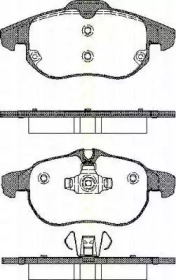 Комплект тормозных колодок TRISCAN 8110 24020