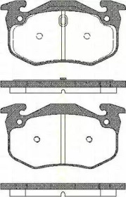 Комплект тормозных колодок TRISCAN 8110 25001