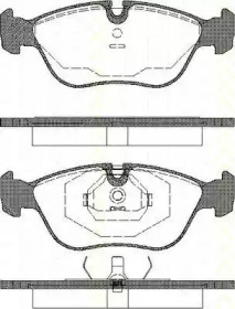 Комплект тормозных колодок TRISCAN 8110 27175