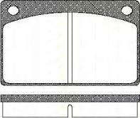 Комплект тормозных колодок TRISCAN 8110 27602