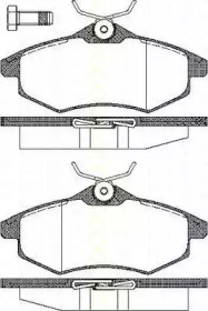Комплект тормозных колодок TRISCAN 8110 28026