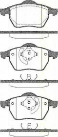 Комплект тормозных колодок TRISCAN 8110 29006