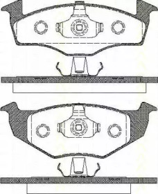 Комплект тормозных колодок TRISCAN 8110 29017