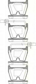 Комплект тормозных колодок TRISCAN 8110 29042