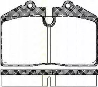 Комплект тормозных колодок TRISCAN 8110 29155