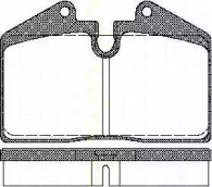 Комплект тормозных колодок TRISCAN 8110 29156