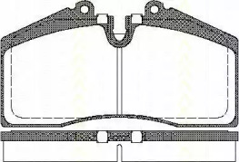Комплект тормозных колодок TRISCAN 8110 29160