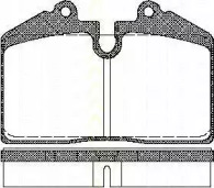 Комплект тормозных колодок TRISCAN 8110 29165