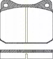 Комплект тормозных колодок TRISCAN 8110 29788