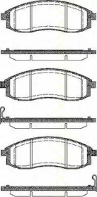 Комплект тормозных колодок, дисковый тормоз TRISCAN 8110 42023