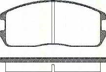 Комплект тормозных колодок TRISCAN 8110 42832