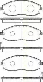 Комплект тормозных колодок TRISCAN 8110 43008
