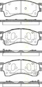 Комплект тормозных колодок TRISCAN 8110 50005