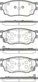 Комплект тормозных колодок TRISCAN 8110 50011