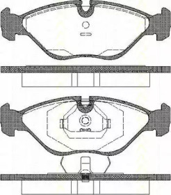 Комплект тормозных колодок TRISCAN 8110 65985