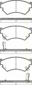 Комплект тормозных колодок TRISCAN 8110 68176