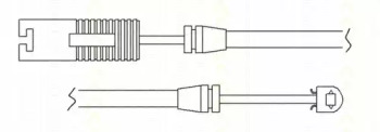 Контрольный контакт, контроль слоя тормозных колодок TRISCAN 8115 11004