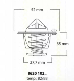 Термостат TRISCAN 8620 10282