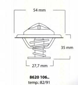 Термостат TRISCAN 8620 10682