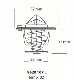 Термостат TRISCAN 8620 10782