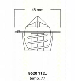 Термостат TRISCAN 8620 11277