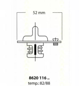 Термостат TRISCAN 8620 11682