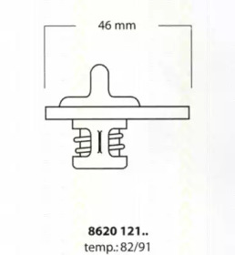 Термостат TRISCAN 8620 12182