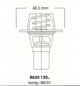 Термостат TRISCAN 8620 13091