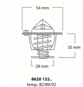 Термостат TRISCAN 8620 13282