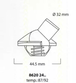 Термостат TRISCAN 8620 2487