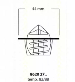 Термостат TRISCAN 8620 2782