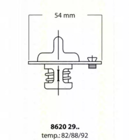 Термостат TRISCAN 8620 2982