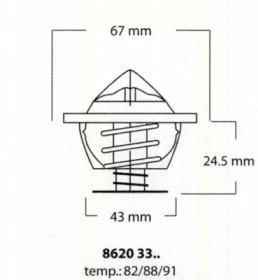 Термостат TRISCAN 8620 3382