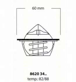 Термостат TRISCAN 8620 3482