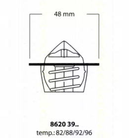 Термостат TRISCAN 8620 3982