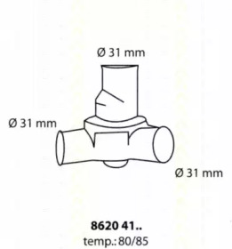 Термостат TRISCAN 8620 4180