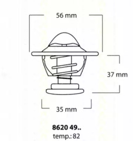 Термостат TRISCAN 8620 4982