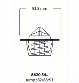 Термостат TRISCAN 8620 5488