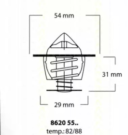 Термостат TRISCAN 8620 5582