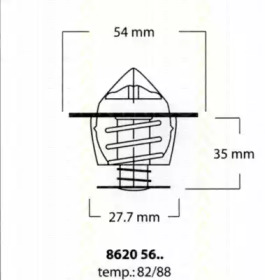 Термостат TRISCAN 8620 5682