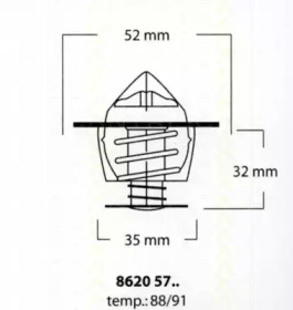 Термостат TRISCAN 8620 5791