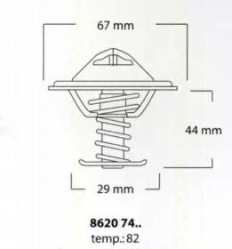 Термостат TRISCAN 8620 7482