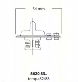 Термостат TRISCAN 8620 8382