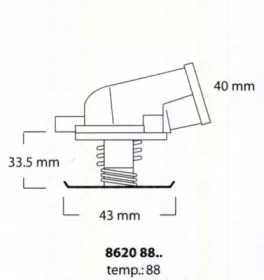 Термостат TRISCAN 8620 8888