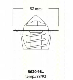 Термостат TRISCAN 8620 9892