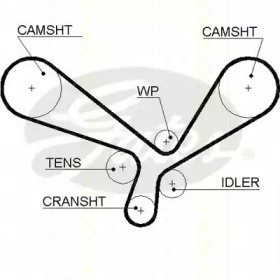 Ремень ГРМ TRISCAN 8645 5520xs