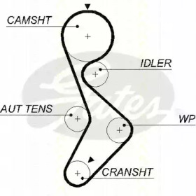 Ремень ГРМ TRISCAN 8645 5579xs
