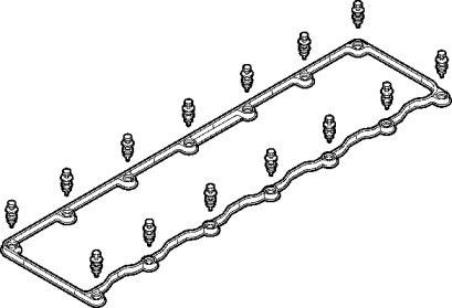 Комплект прокладок, крышка головки цилиндра ELRING 181.500
