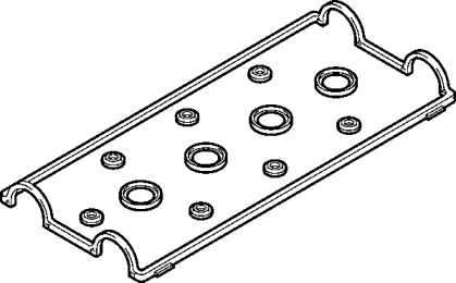 Комплект прокладок, крышка головки цилиндра ELRING 388.240